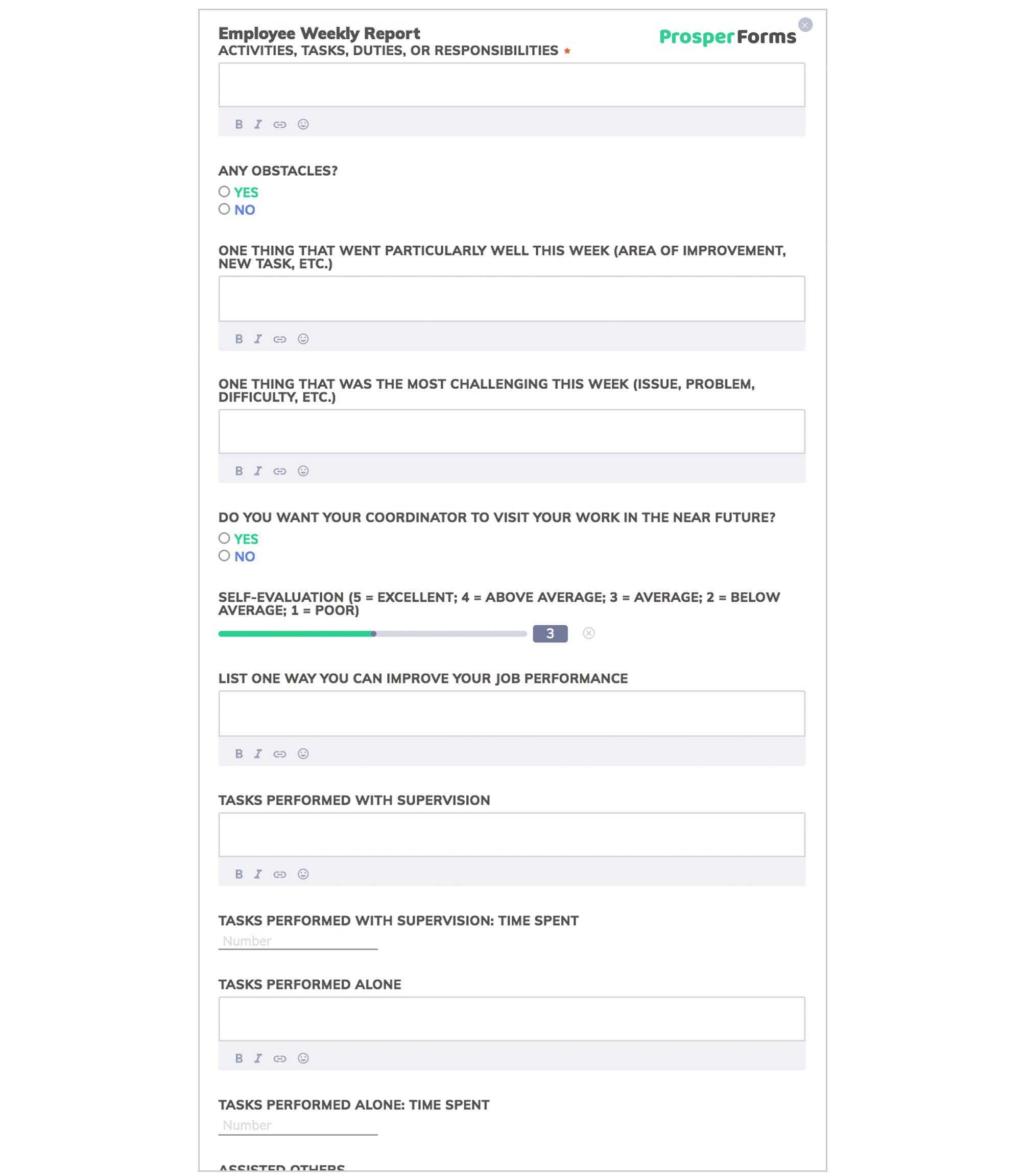 10 Outstanding Templates Of Weekly Reports | Free Download For Shop Report Template