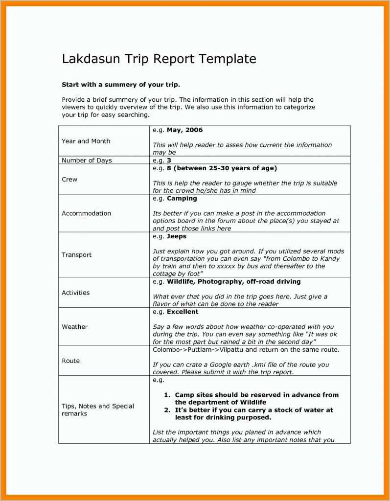 13 + Business Trip Report Examples - Pdf, Word, Apple Pages Intended For Sales Trip Report Template Word