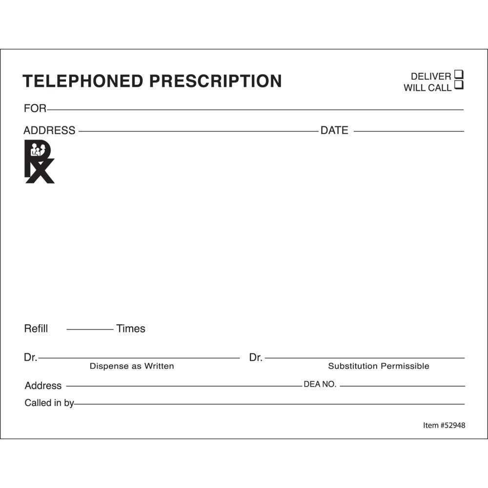 14+ Prescription Templates - Doctor - Pharmacy - Medical intended for Blank Prescription Form Template 14+ Prescription Templates – Doctor – Pharmacy – Medical Intended For Blank Prescription Form Template