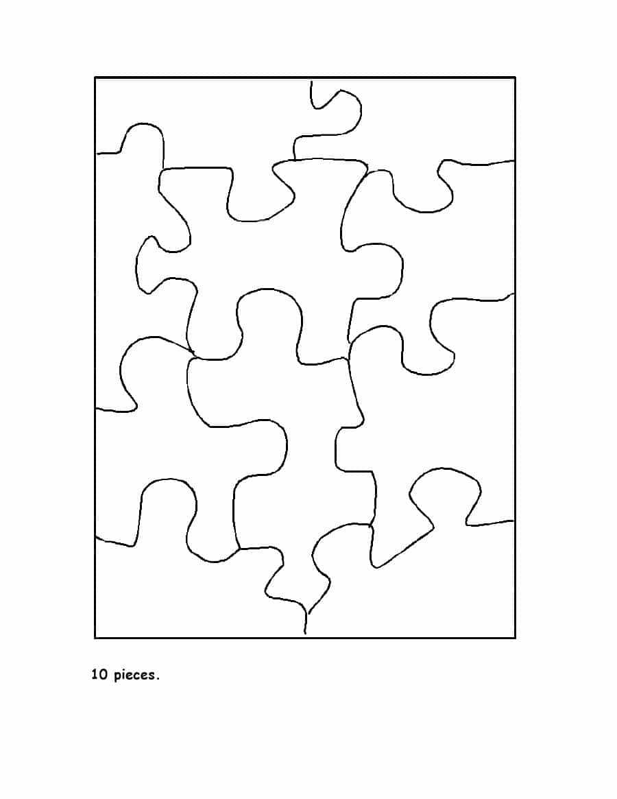 19 Printable Puzzle Piece Templates ᐅ Templatelab In Blank Jigsaw Piece Template