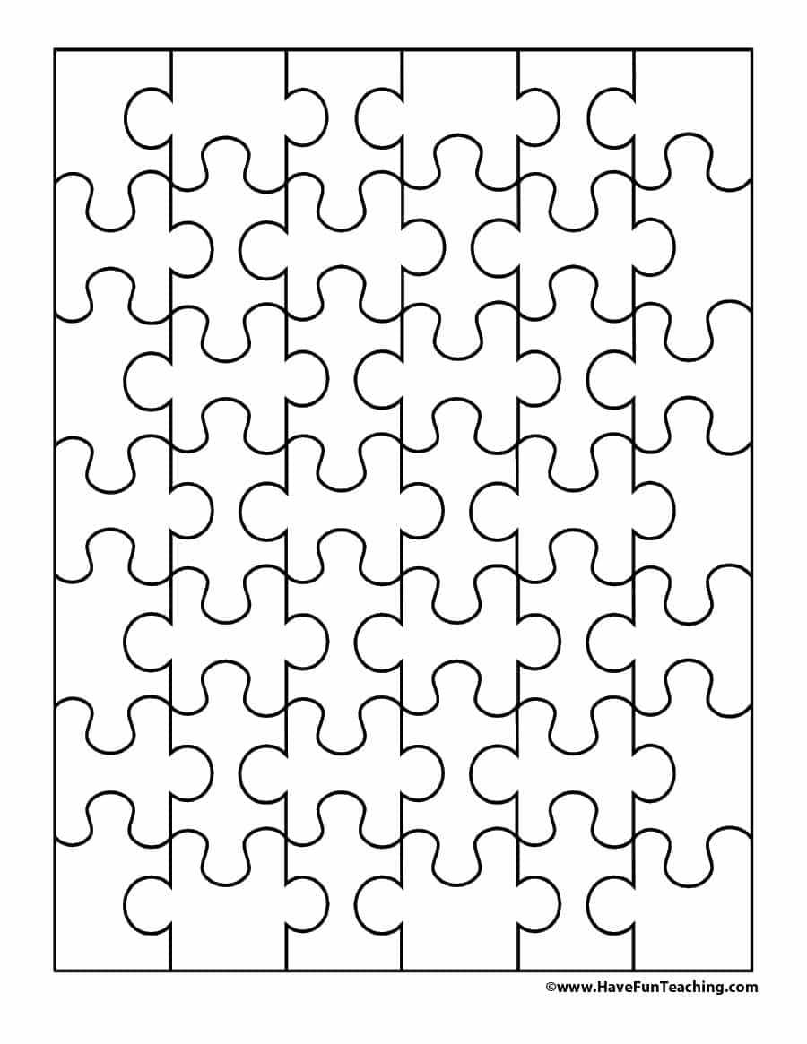 19 Printable Puzzle Piece Templates ᐅ Templatelab Pertaining To Jigsaw Puzzle Template For Word