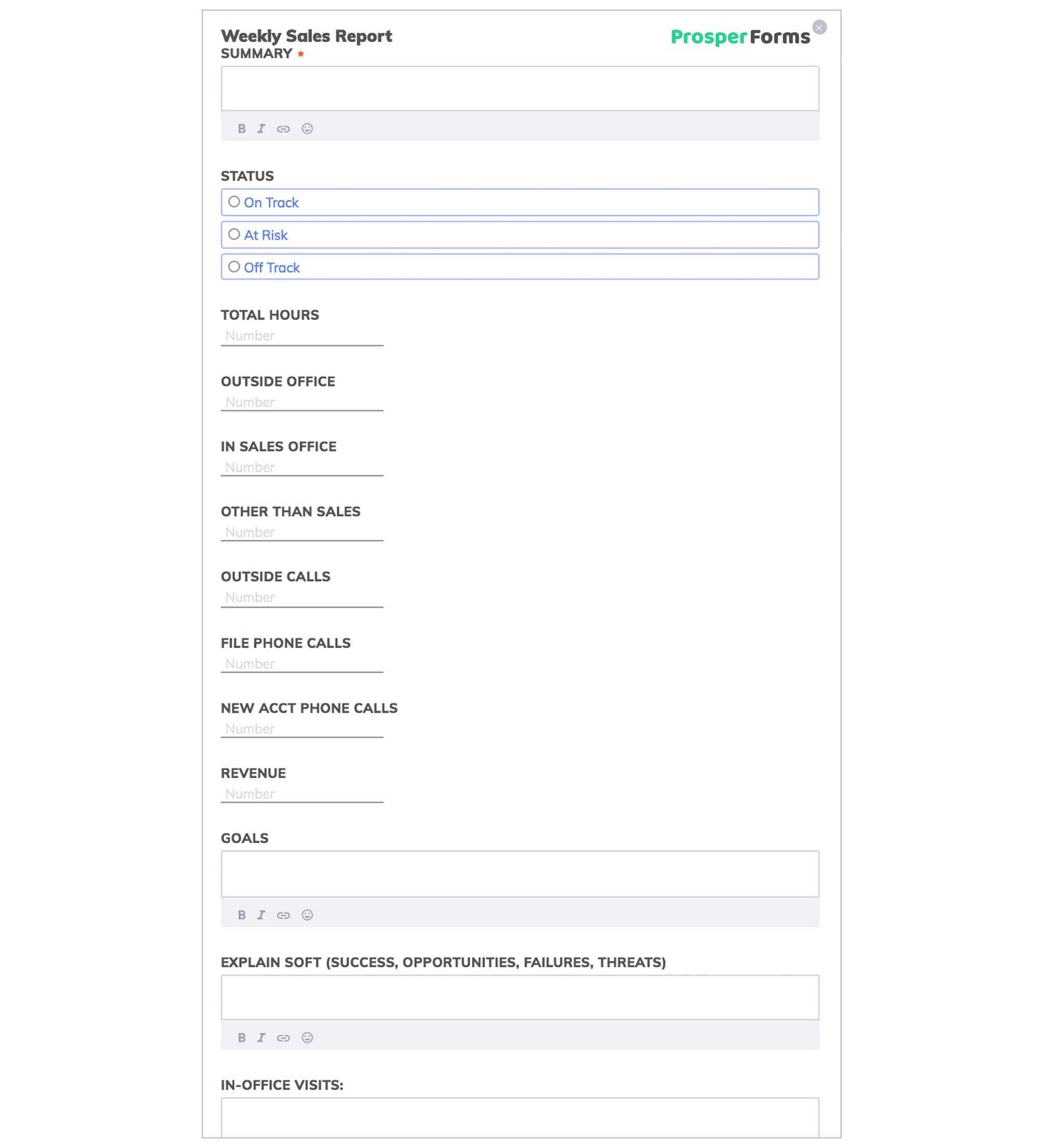 2 Must Have Weekly Sales Report Templates | Free Download With Regard To Sales Visit Report Template Downloads