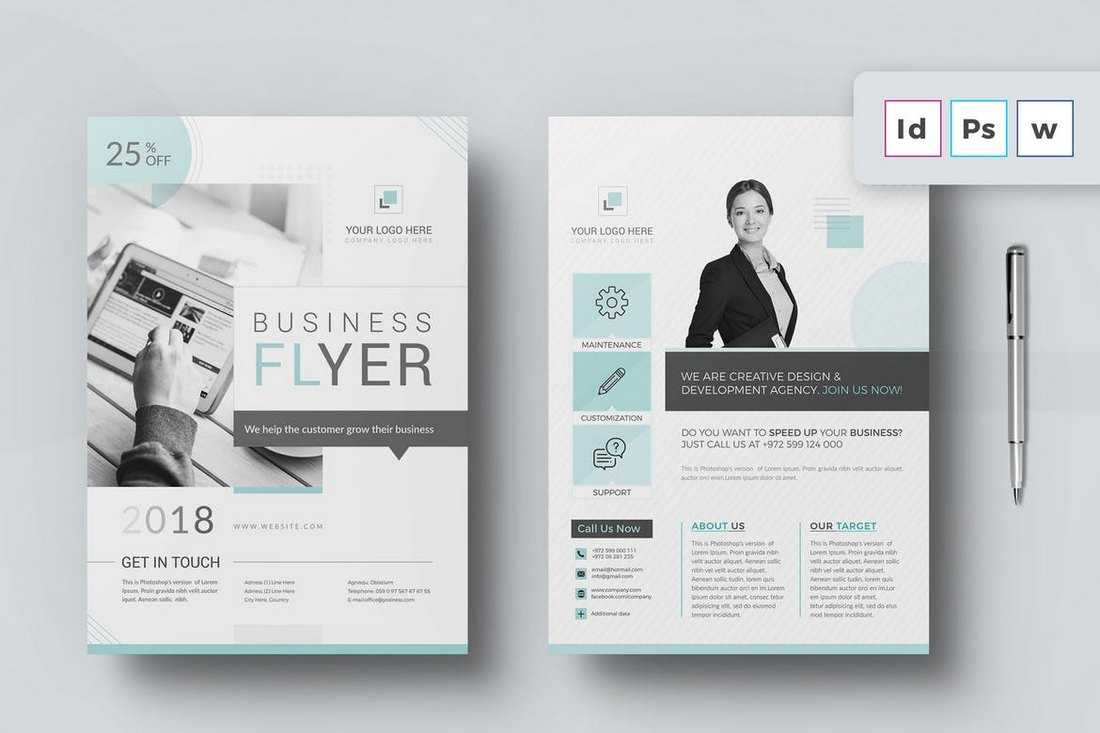 30+ Best Microsoft Word Brochure Templates – Creative Touchs Inside Templates For Flyers In Word