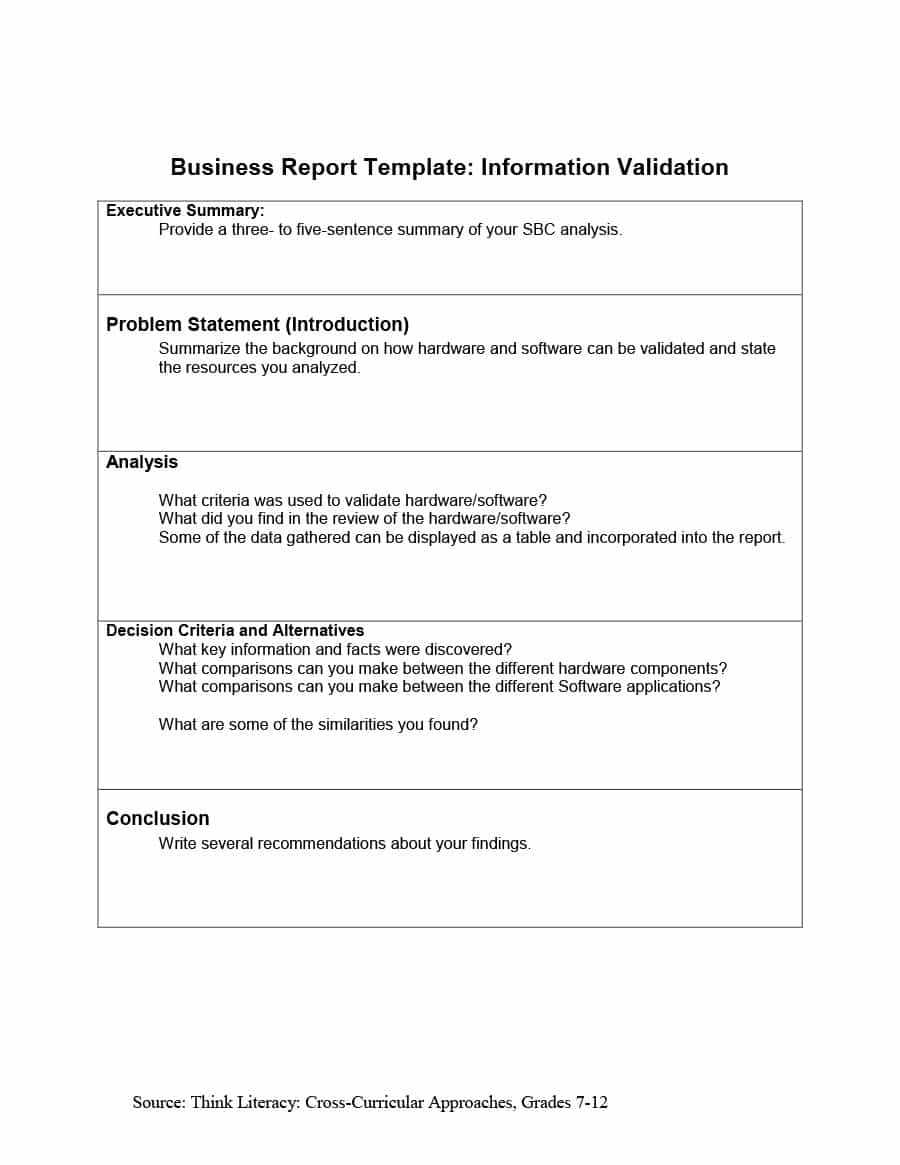 30+ Business Report Templates & Format Examples ᐅ Templatelab Throughout Analytical Report Template