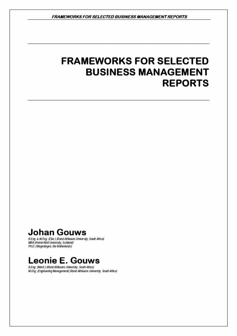 30+ Business Report Templates & Format Examples ᐅ Templatelab Throughout Company Report Format Template