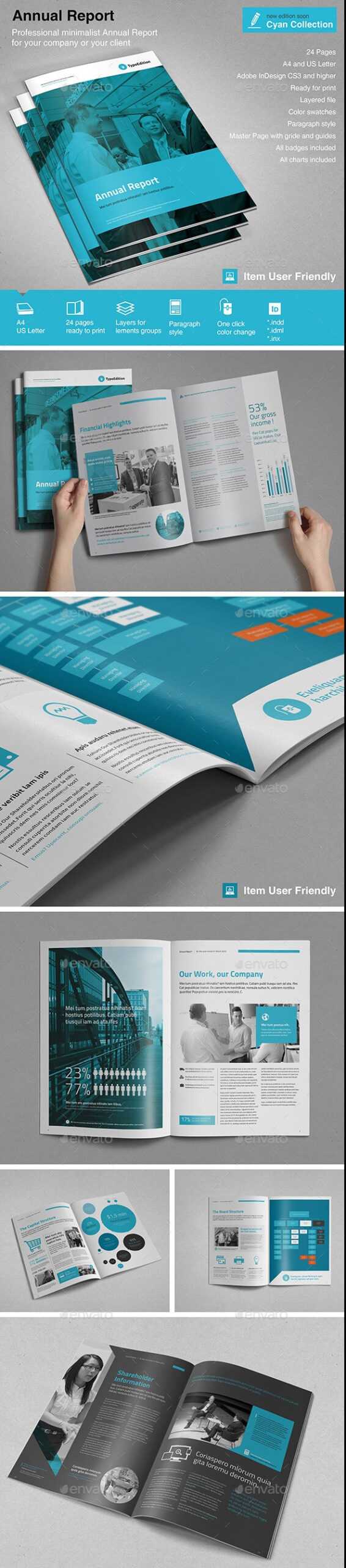 32+ Indesign Annual Report Templates For Corporate Throughout Free Indesign Report Templates