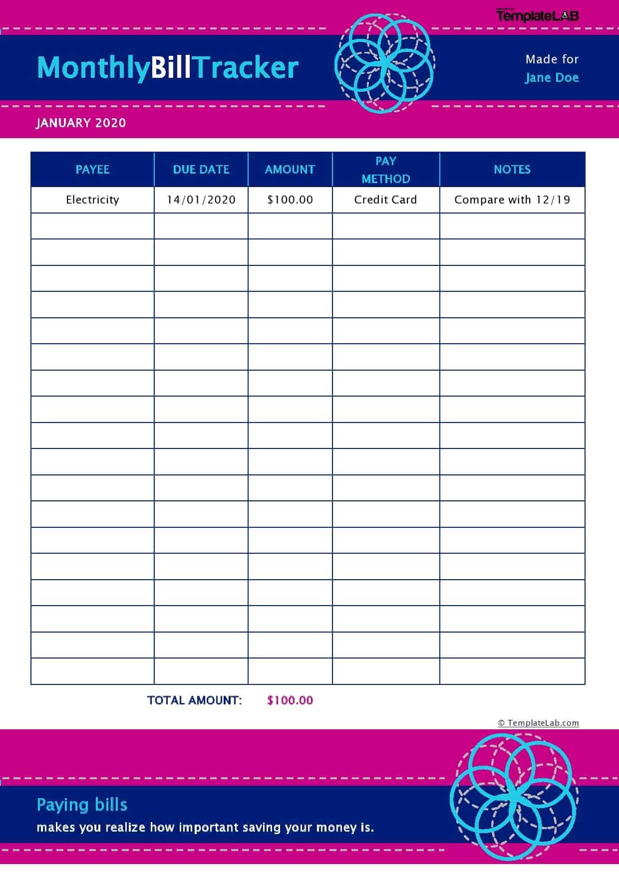 33 Free Bill Pay Checklists & Bill Calendars (Pdf, Word & Excel) throughout 33 Up Label Template Word 33 Free Bill Pay Checklists & Bill Calendars (Pdf, Word & Excel) Throughout 33 Up Label Template Word