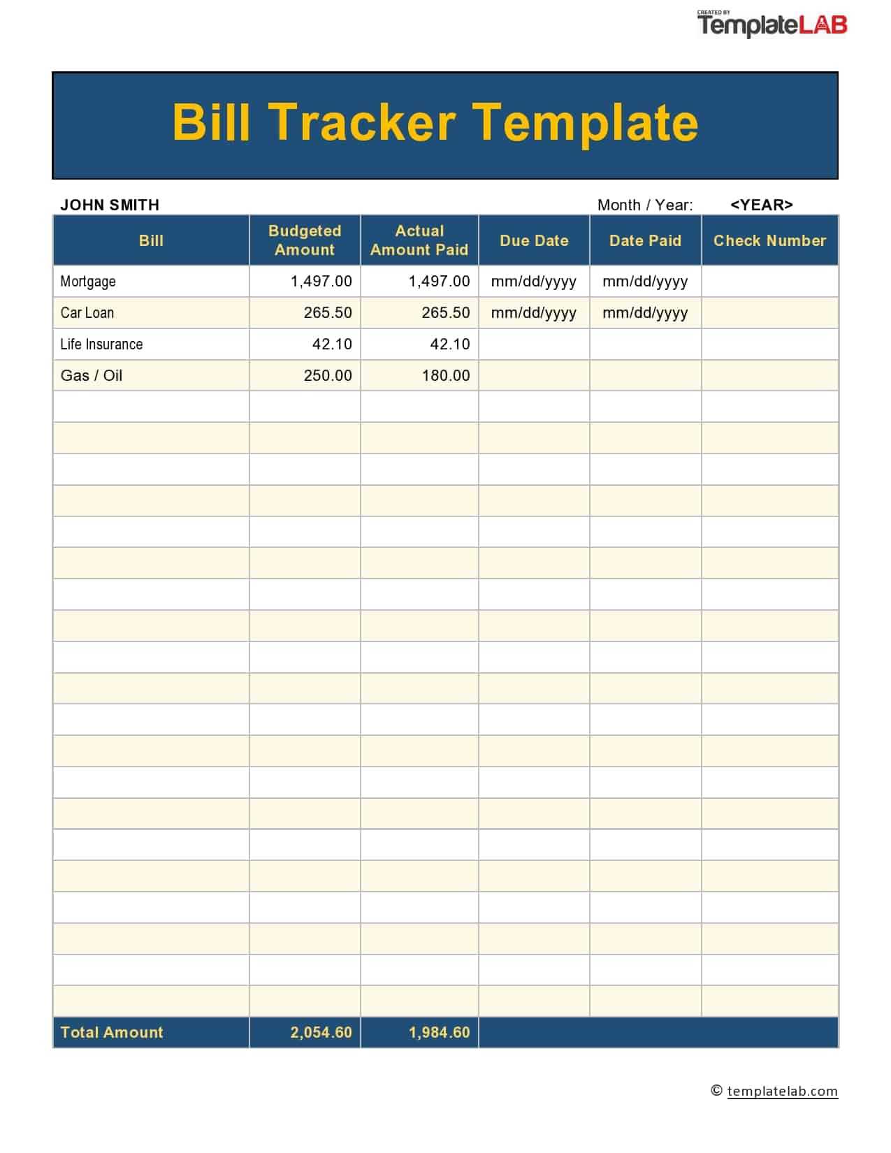 33 Free Bill Pay Checklists & Bill Calendars (Pdf, Word & Excel) within 33 Up Label Template Word 33 Free Bill Pay Checklists & Bill Calendars (Pdf, Word & Excel) Within 33 Up Label Template Word