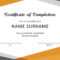 40 Fantastic Certificate Of Completion Templates [Word With Regard To Graduation Certificate Template Word