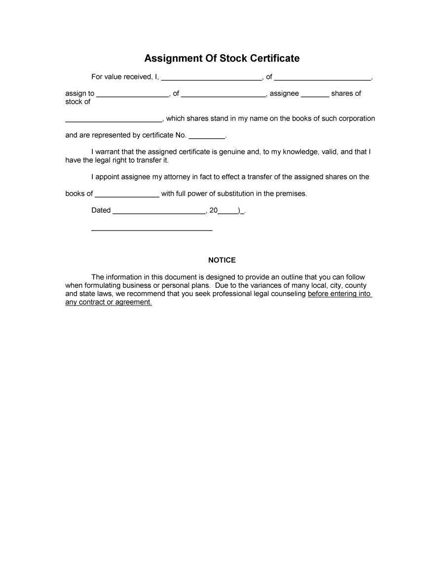 40+ Free Stock Certificate Templates (Word, Pdf) ᐅ Templatelab Pertaining To Blank Share Certificate Template Free