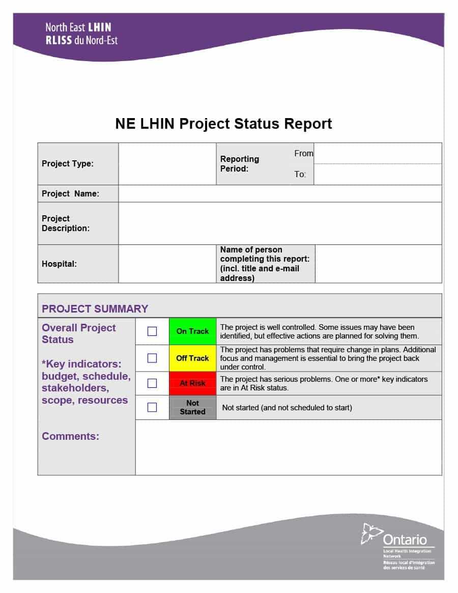 40+ Project Status Report Templates [Word, Excel, Ppt] ᐅ In Project Daily Status Report Template