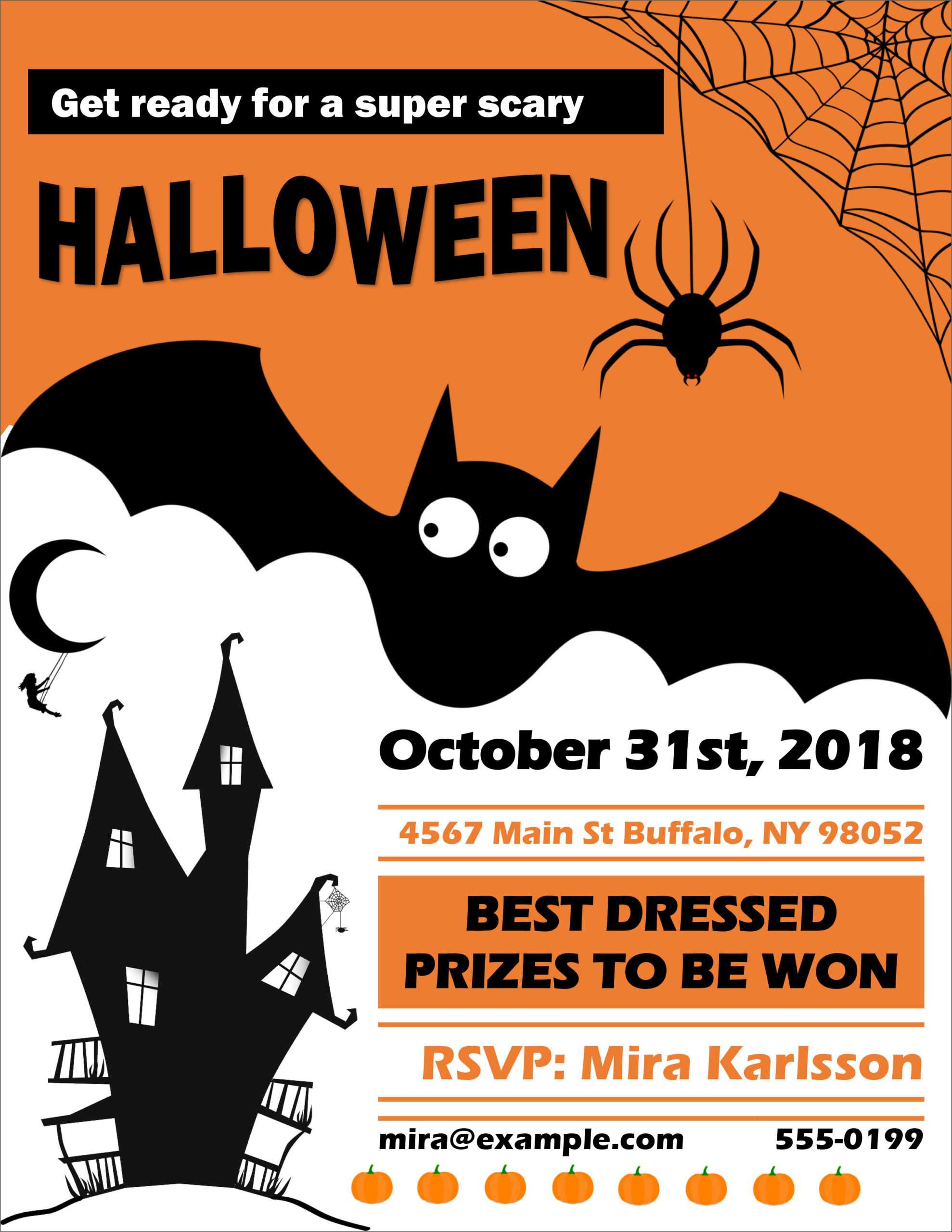 45 Free Poster And Flyer Templates – Clean, Simple, And With Regard To Free Halloween Templates For Word