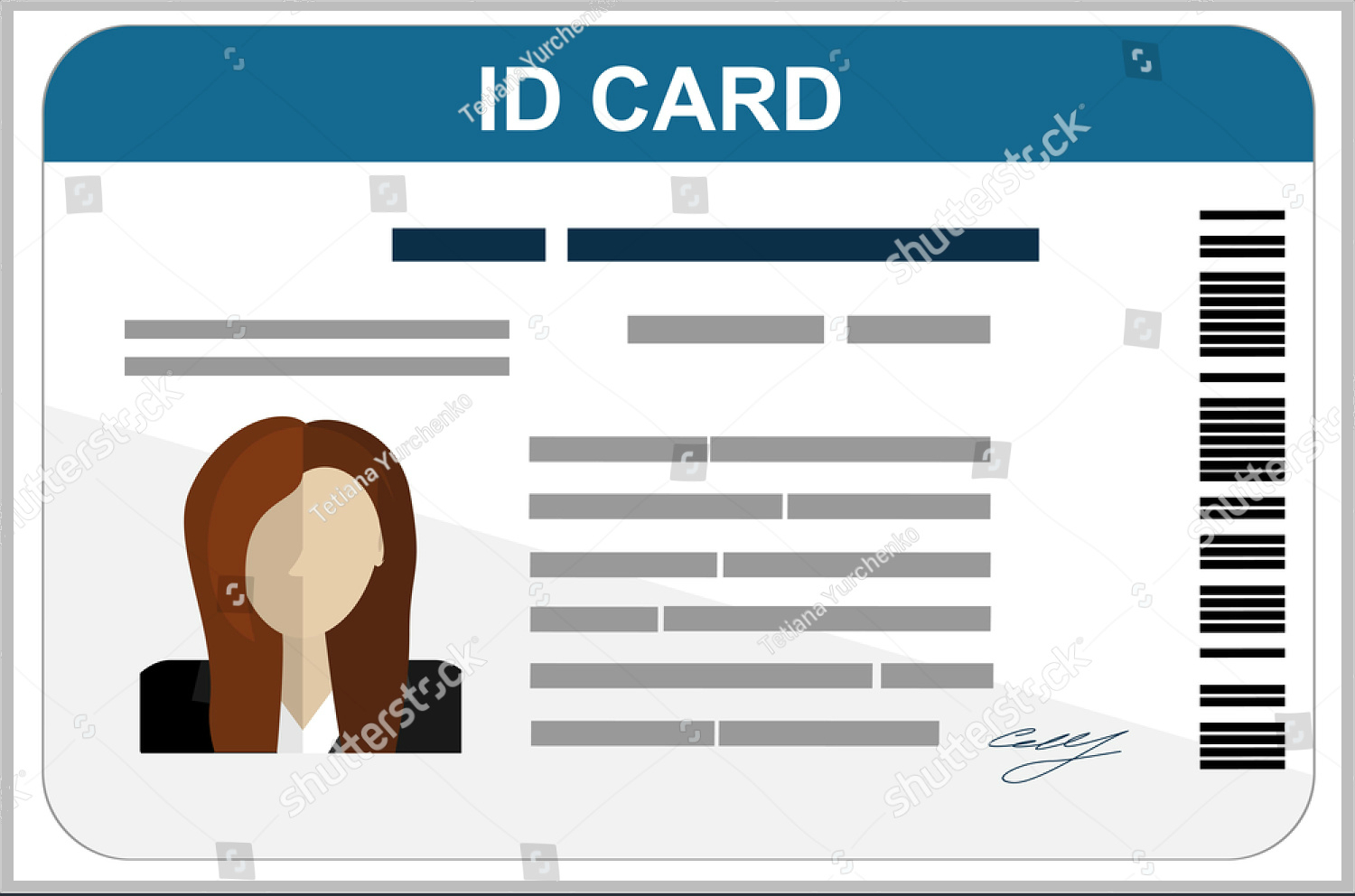 4E4820 Id Card Template Photoshop | Wiring Library Regarding Id Badge Template Word