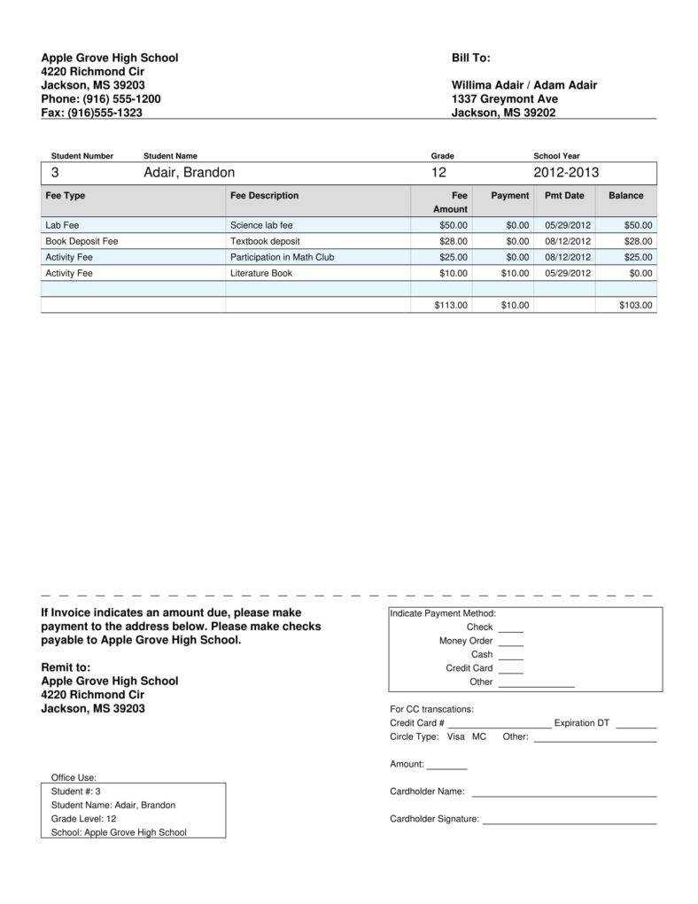 5+ Tuition Receipt Templates – Pdf, Word | Free & Premium With Regard To Fake College Report Card Template