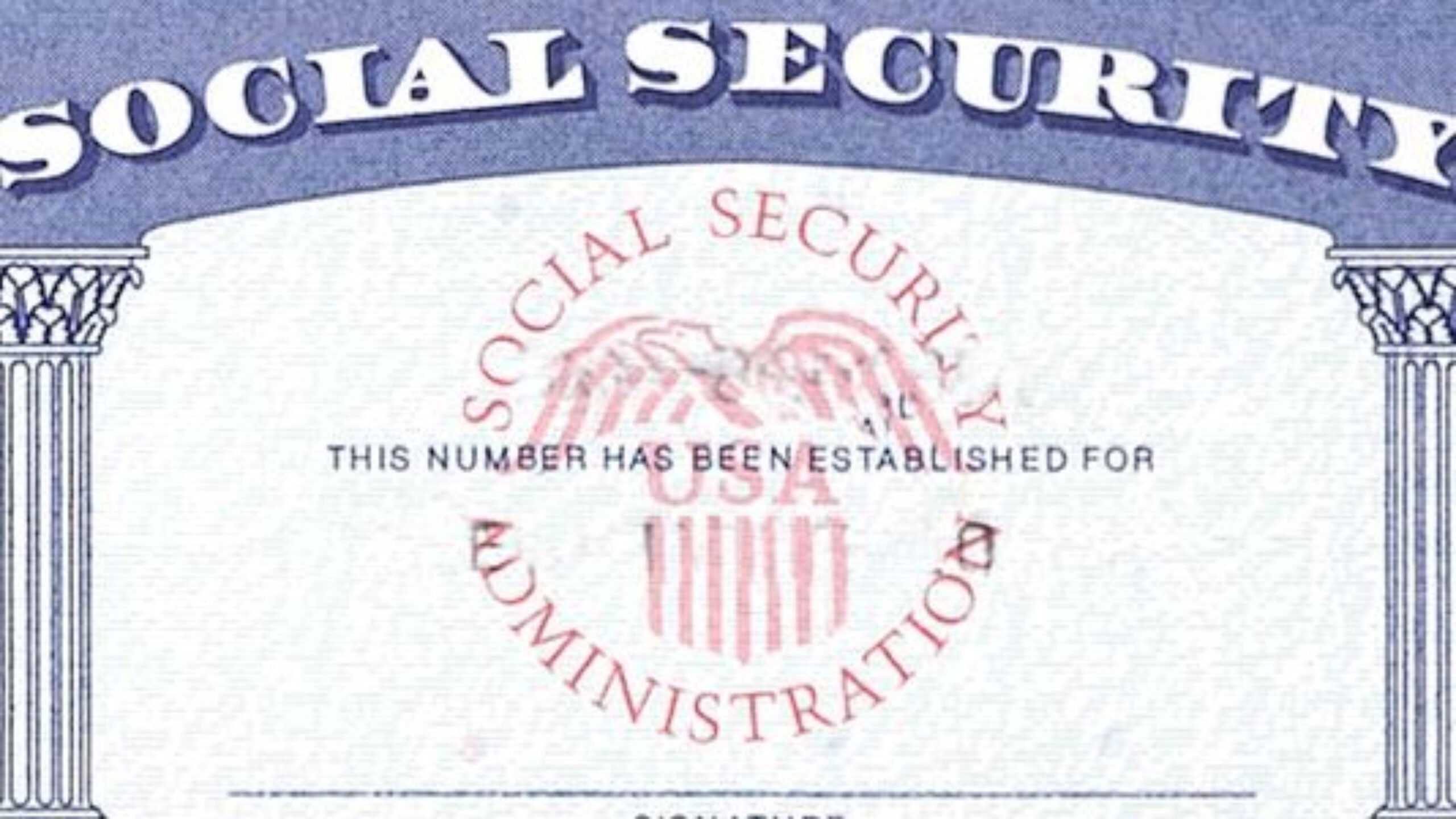 7 Social Security Card Template Psd Images - Social Security Inside Blank Social Security Card Template