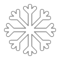 8 Free Printable Large Snowflake Templates - Simple Mom Project for Blank Snowflake Template