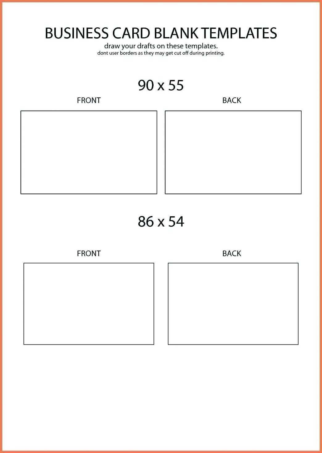 90 Customize Our Free Blank Business Card Template Google For Blank Business Card Template Download