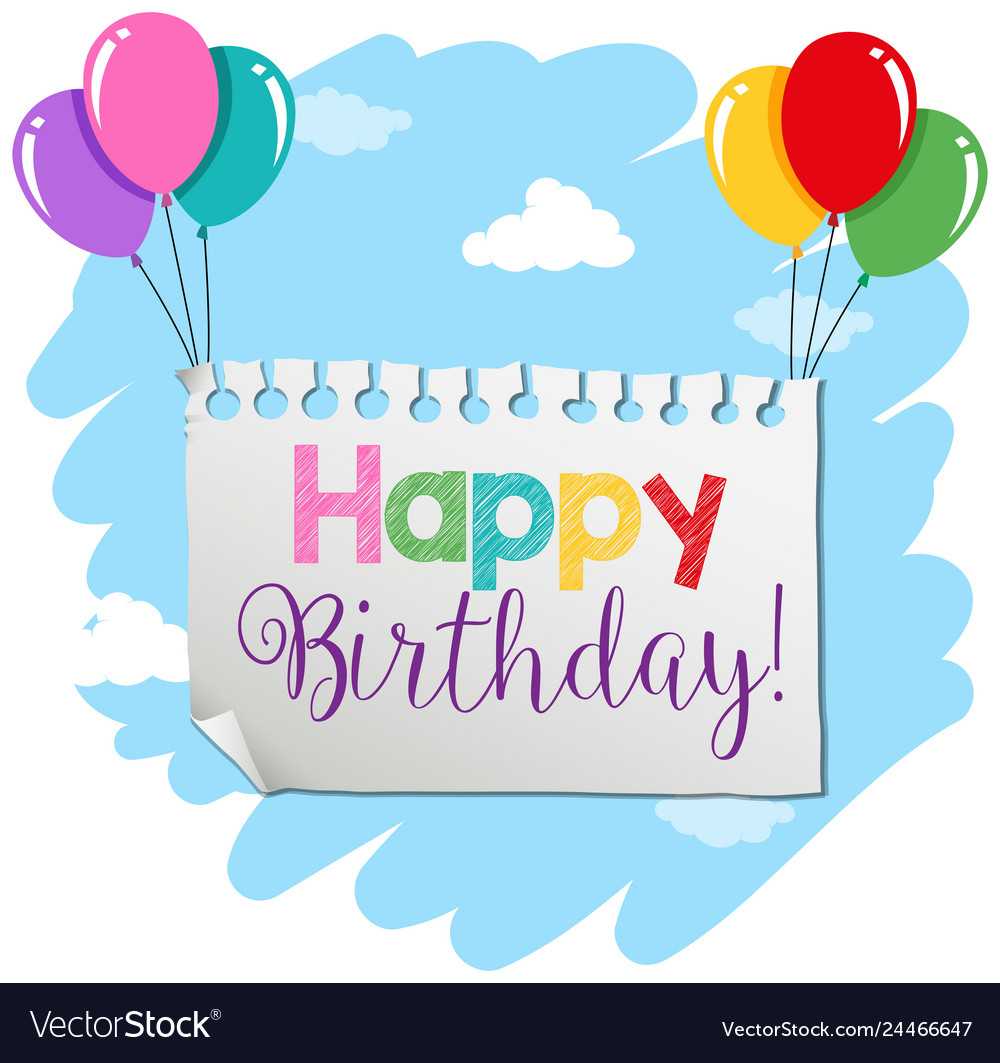 A Birthday Banner Template Within Free Happy Birthday Banner Templates Download