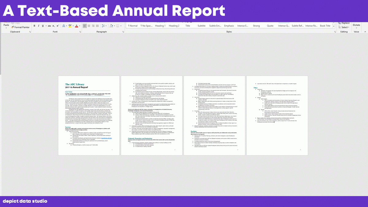 A Two Hour Turnaround: How To Transform A Text Heavy Report With Regard To Wrap Up Report Template