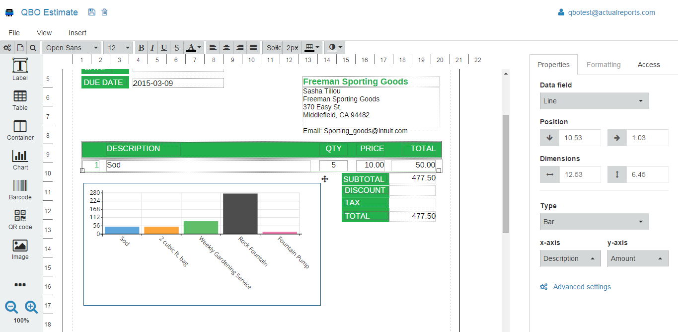Actual Reports | A Cloud Based Document Automation Platform Within Report Builder Templates