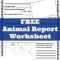 Animal Report Worksheet – Only Passionate Curiosity In Animal Report Template