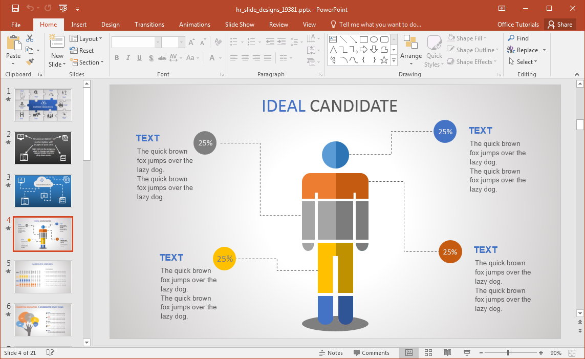 Animated Hr Powerpoint Template Intended For Hr Annual Report Template