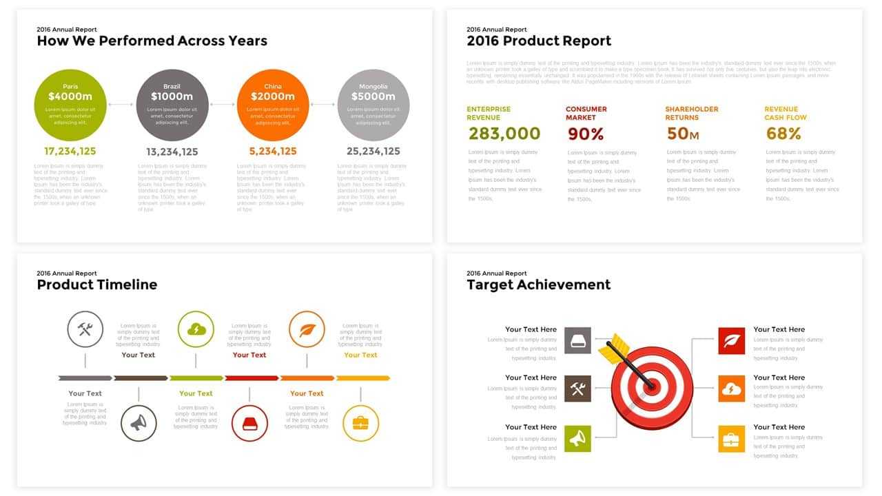 Annual Report Powerpoint Template And Keynote – Slidebazaar With Regard To Annual Report Ppt Template
