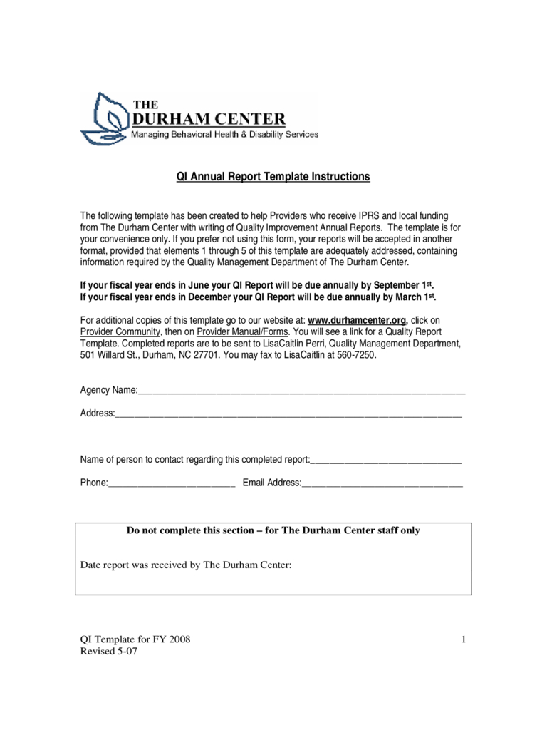 Annual Report Template – 7 Free Templates In Pdf, Word With Section 7 Report Template