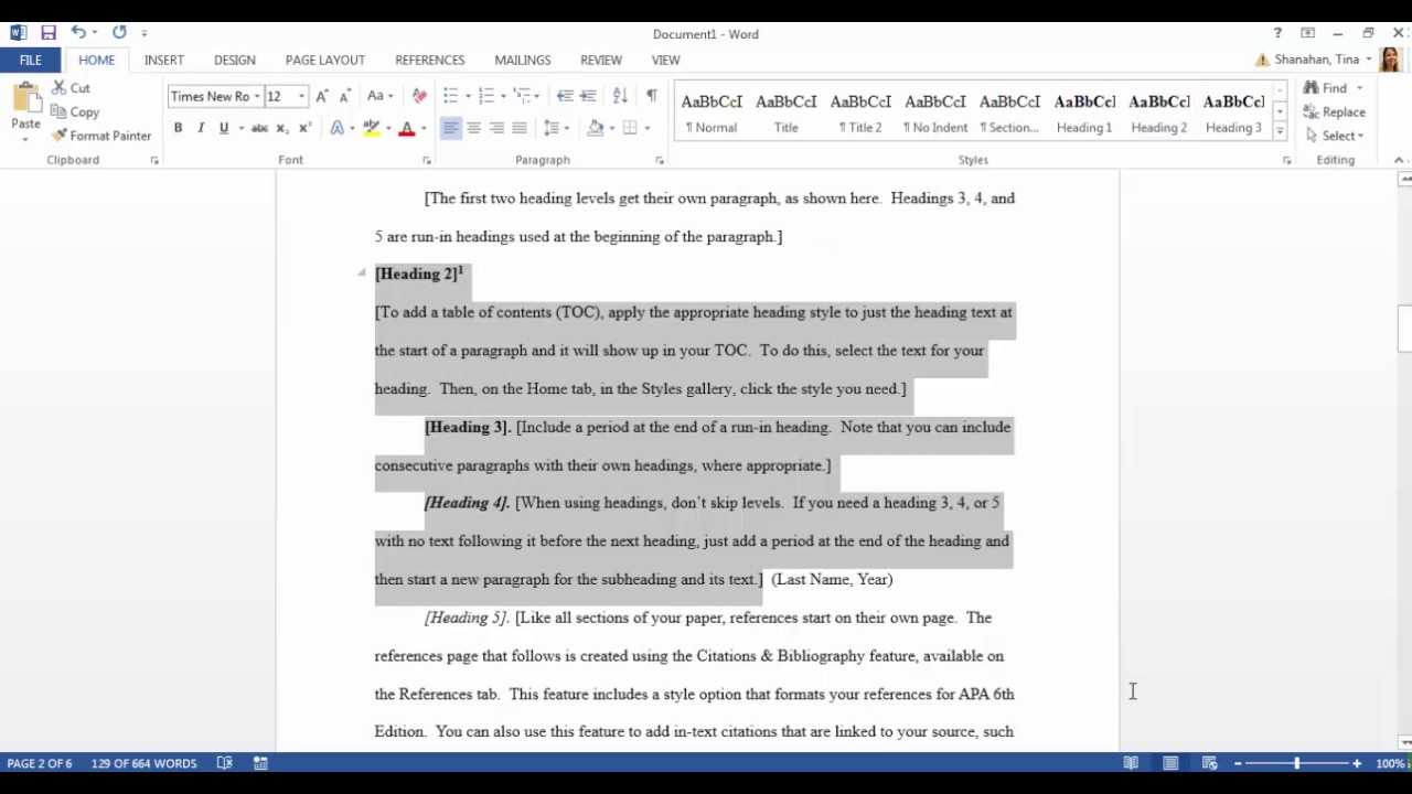 Apa Format Word Document - Calep.midnightpig.co Intended For Apa Template For Word 2010