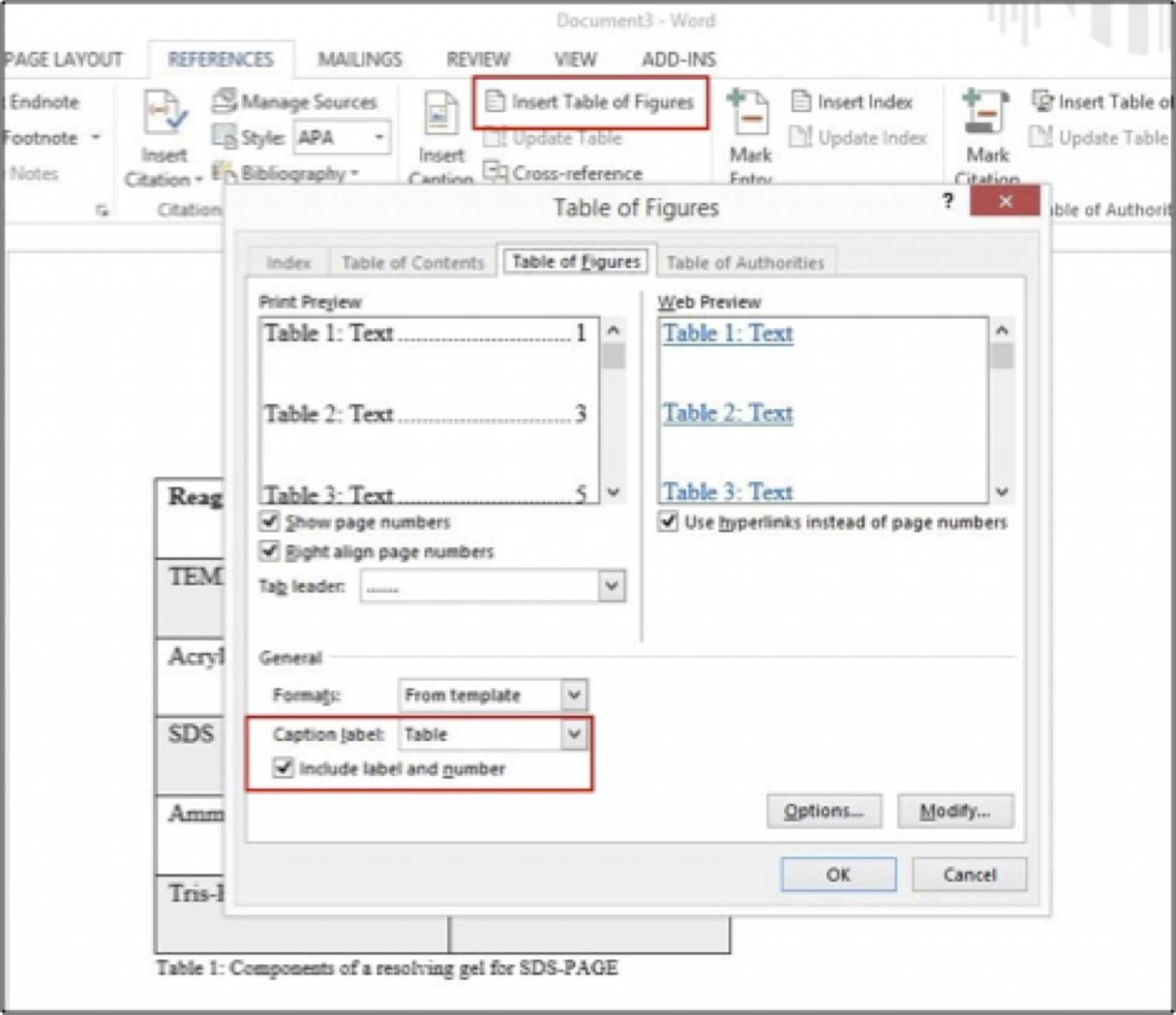 Apa Tables In Word – Calep.midnightpig.co Throughout Word 2013 Table Of Contents Template