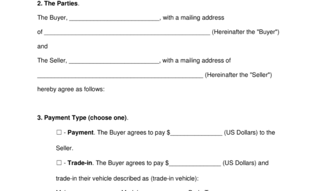 Automobile Bill Of Sale Document - Dalep.midnightpig.co regarding Vehicle Bill Of Sale Template Word