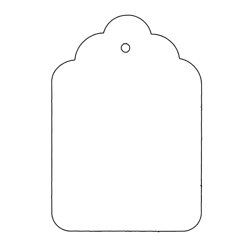 Bag Tag Clipart In Blank Luggage Tag Template