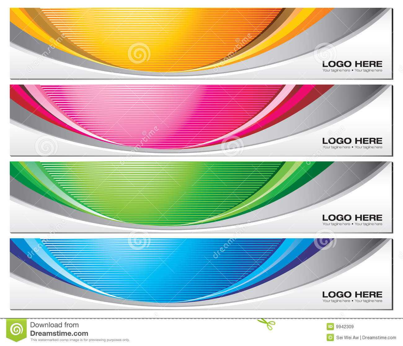 Banner Templates Stock Vector. Illustration Of Cool For Free Online Banner Templates