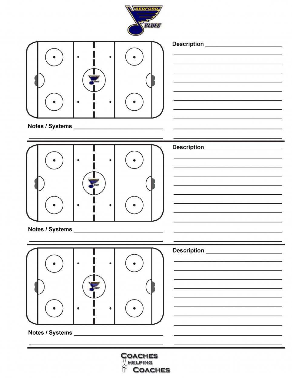 Bedford Minor Hockey Association Hockey Poweredgoalline.ca Regarding Blank Hockey Practice Plan Template