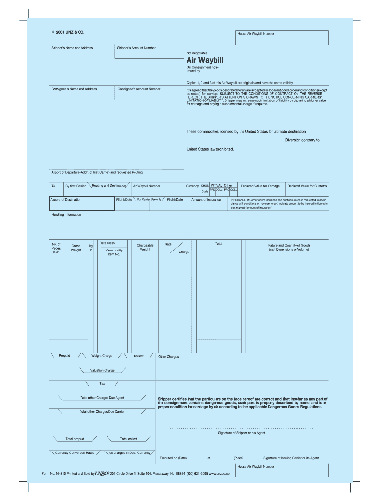 Blank Air Waybill Form - Dalep.midnightpig.co Throughout Fedex Label Template Word