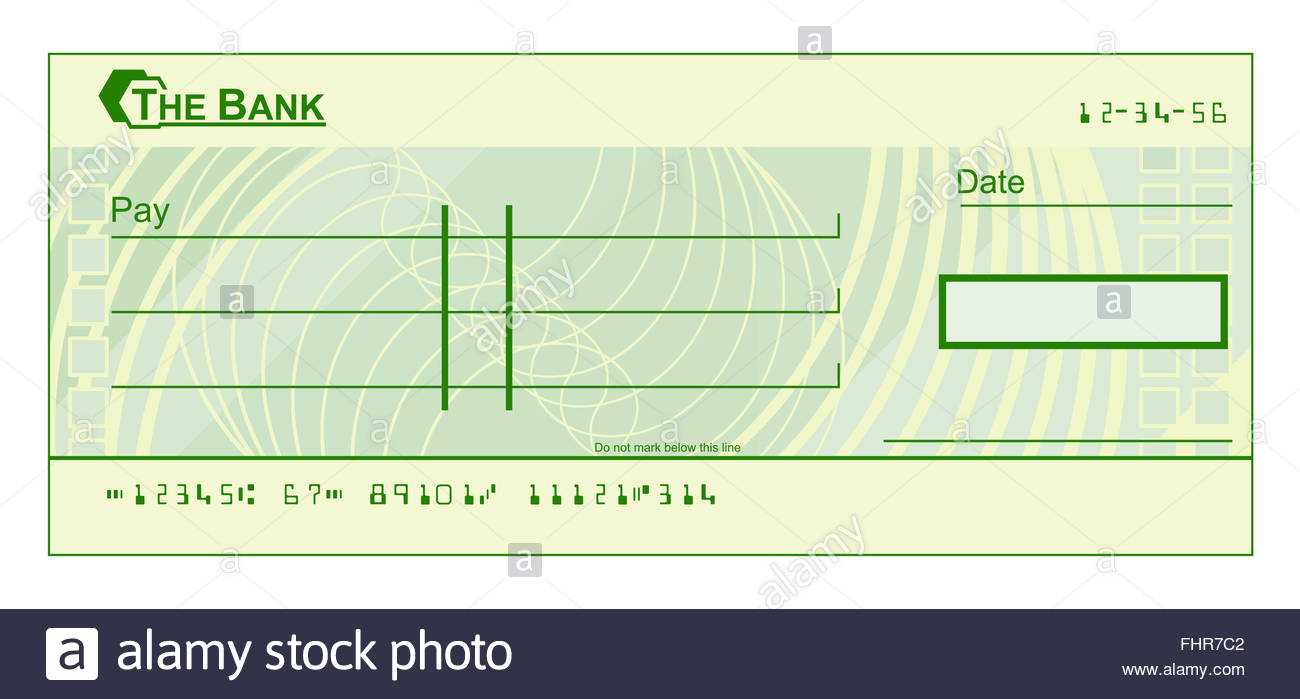 Blank Cheque Stock Photos & Blank Cheque Stock Images – Alamy Inside Blank Cheque Template Uk