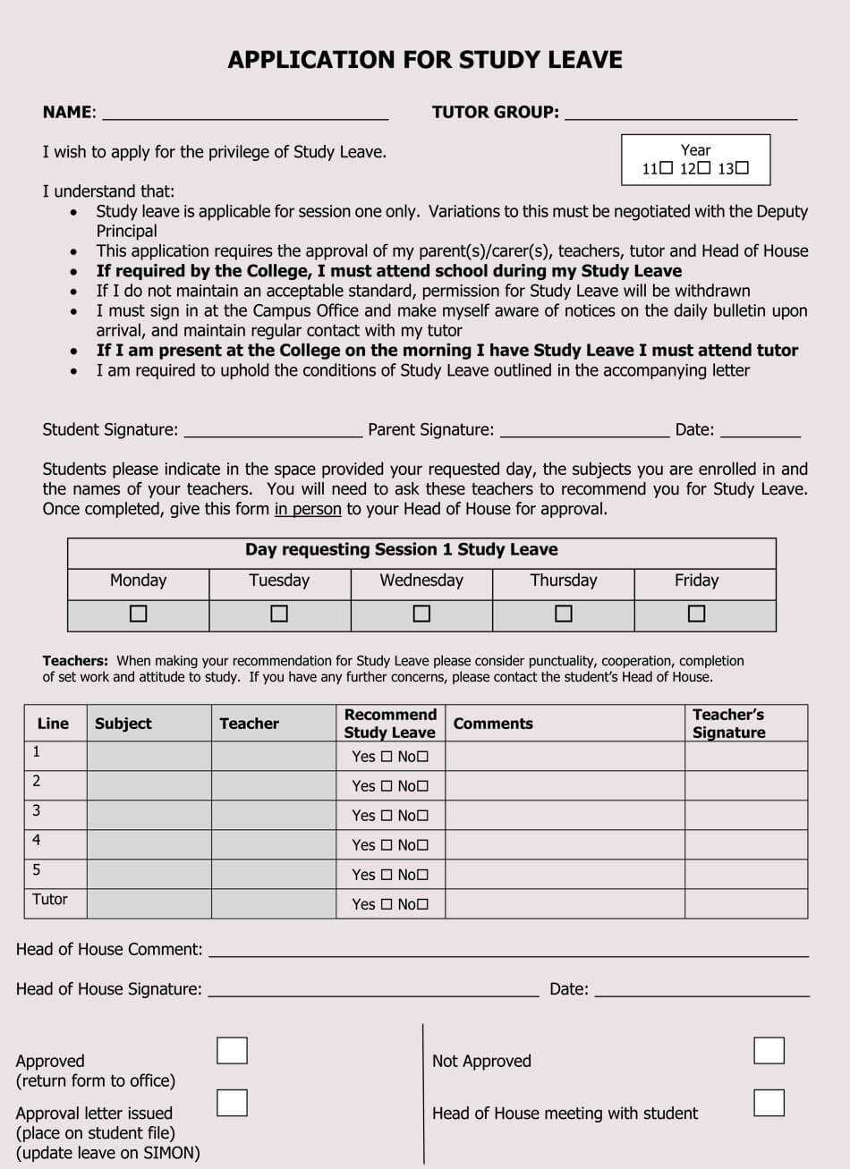 Blank Leave Application Form Templates (8+ Pdf Samples) regarding School Registration Form Template Word Blank Leave Application Form Templates (8+ Pdf Samples) Regarding School Registration Form Template Word