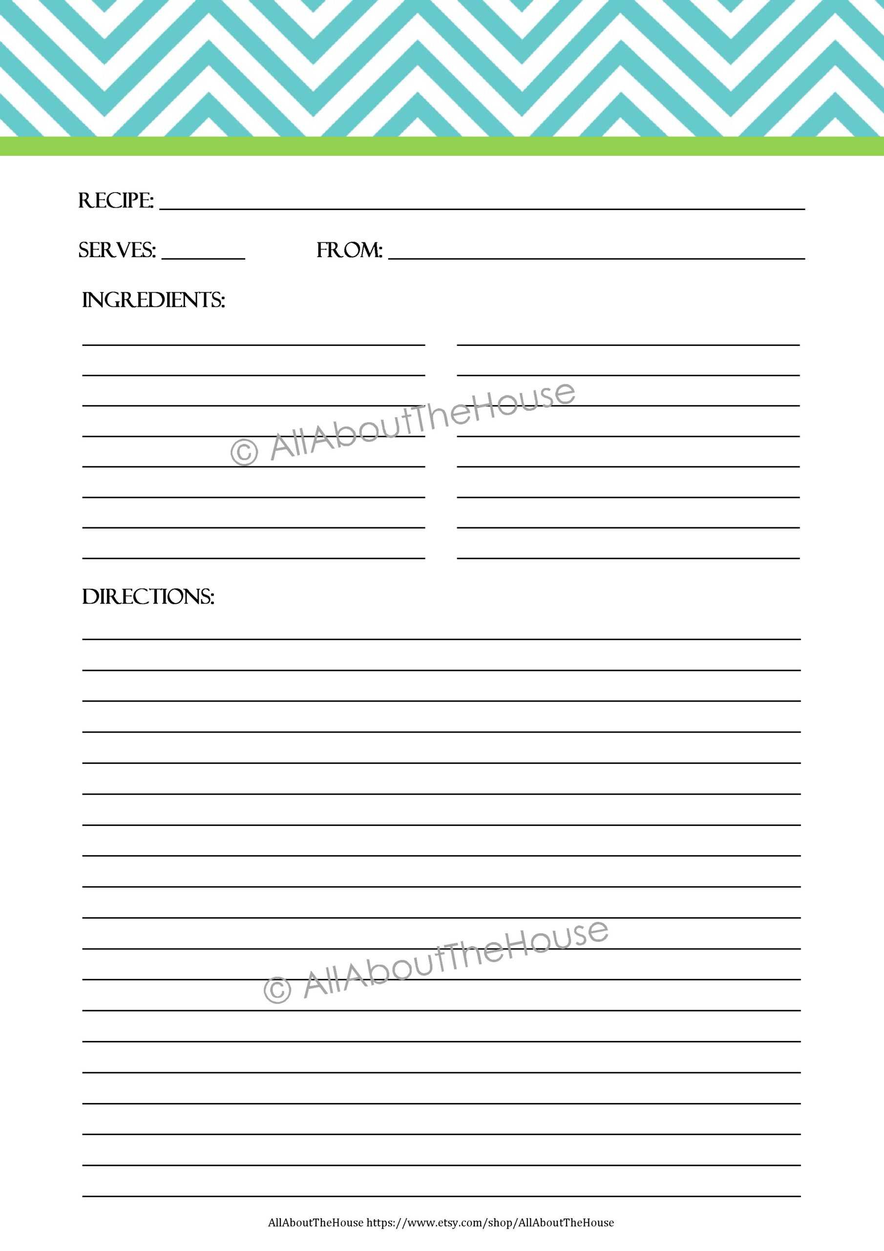 Blank Recipe Template - Dalep.midnightpig.co regarding Full Page Recipe Template For Word Blank Recipe Template – Dalep.midnightpig.co Regarding Full Page Recipe Template For Word