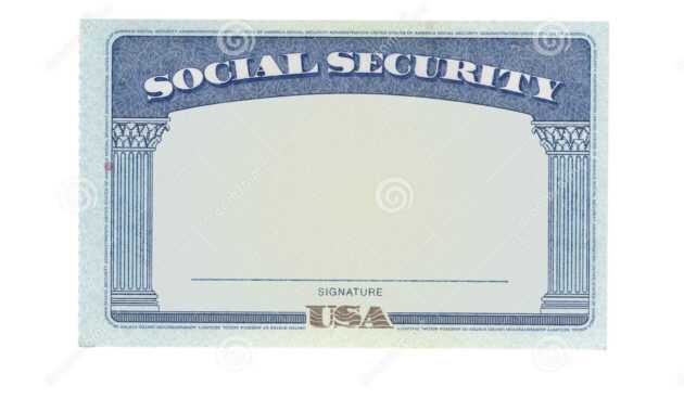 Blank Social Security Card Template Download - Great intended for Blank Social Security Card Template Download