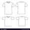 Blank T Shirt Template Front And Back Throughout Blank Tee Shirt Template