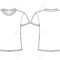 Blank T Shirt Template Front And Back With Blank T Shirt Outline Template