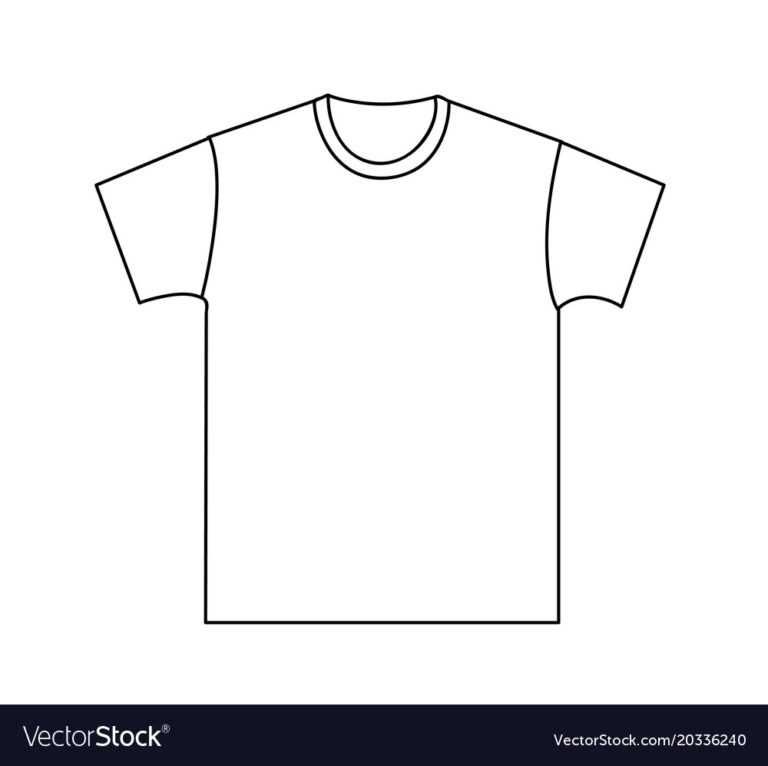 Blank White T Shirt Template Inside Blank Tee Shirt Template - Best ...