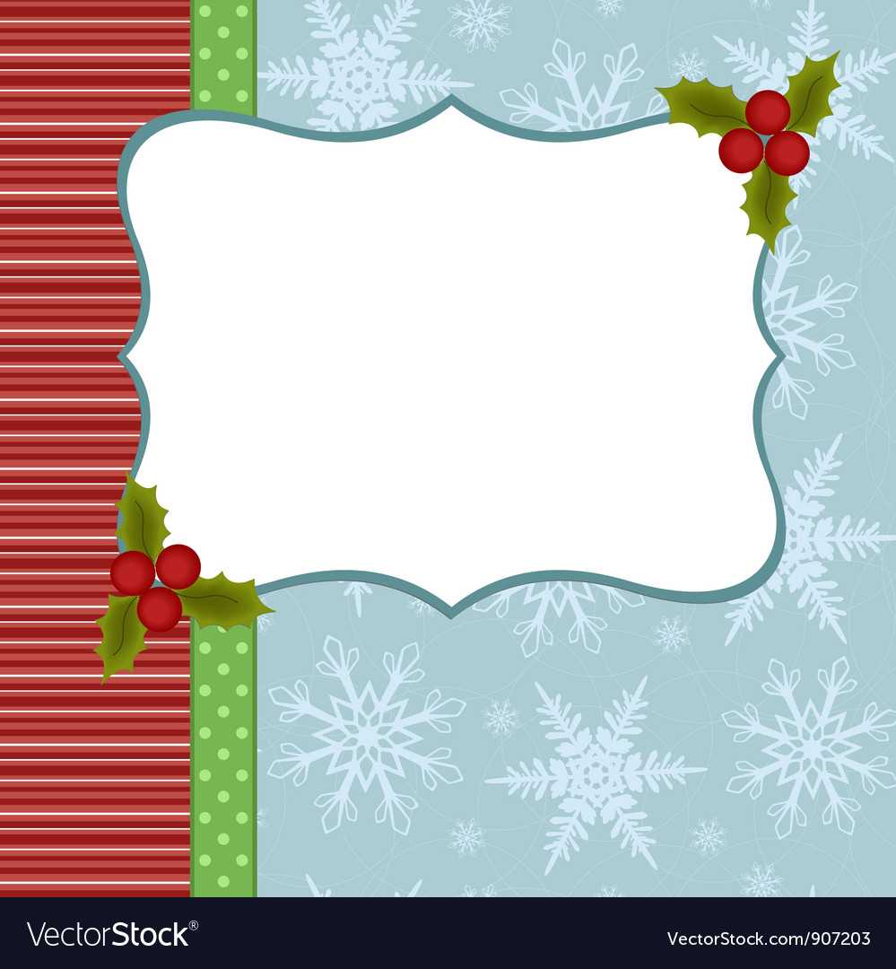 Blank Template For Christmas Greetings Card Intended For Blank Christmas Card Templates Free