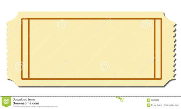 Blank Ticket Stock Vector. Illustration Of Night, Backdrop within Blank Admission Ticket Template