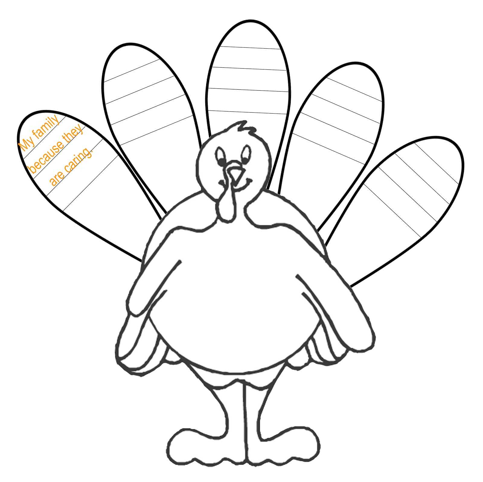 Blank Turkey Template - Dalep.midnightpig.co Pertaining To Blank Turkey Template