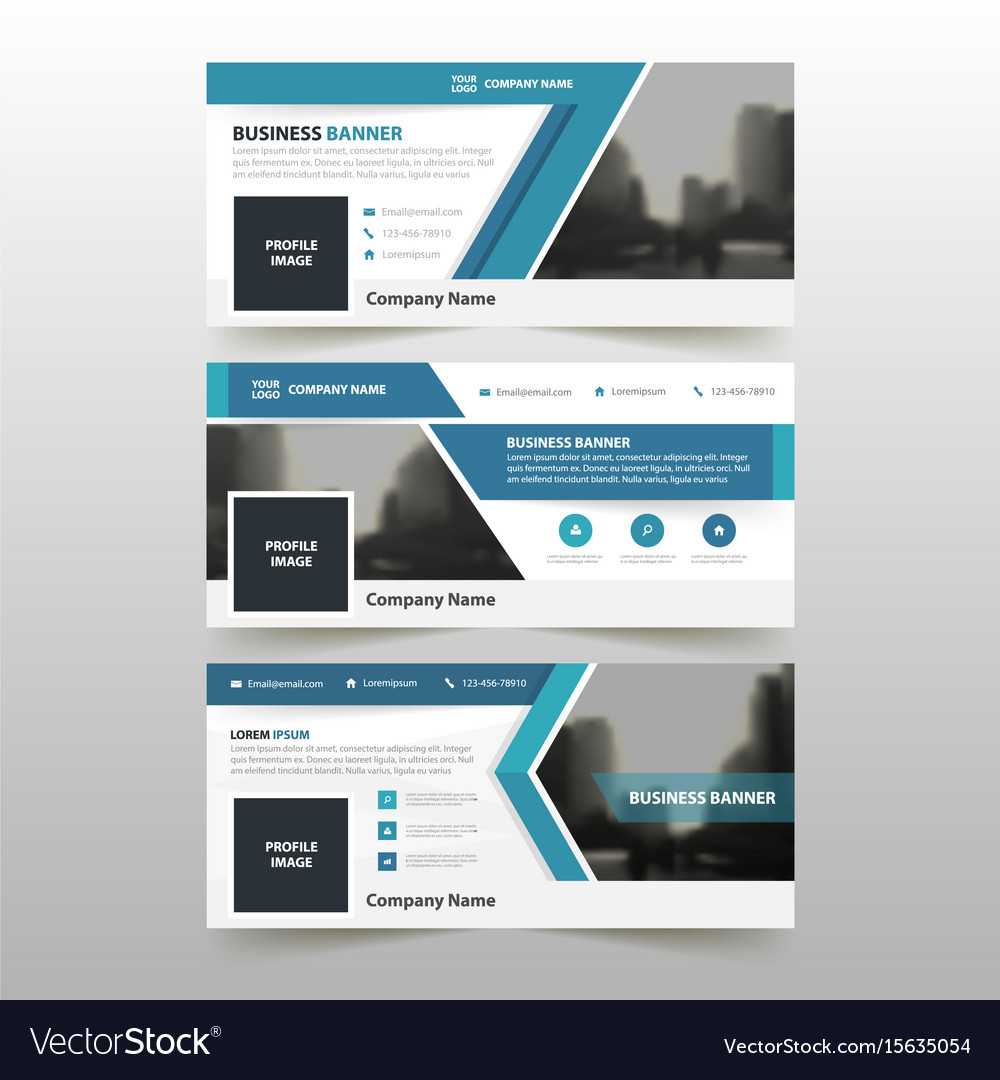 Blue Corporate Business Banner Template Throughout Free Online Banner Templates