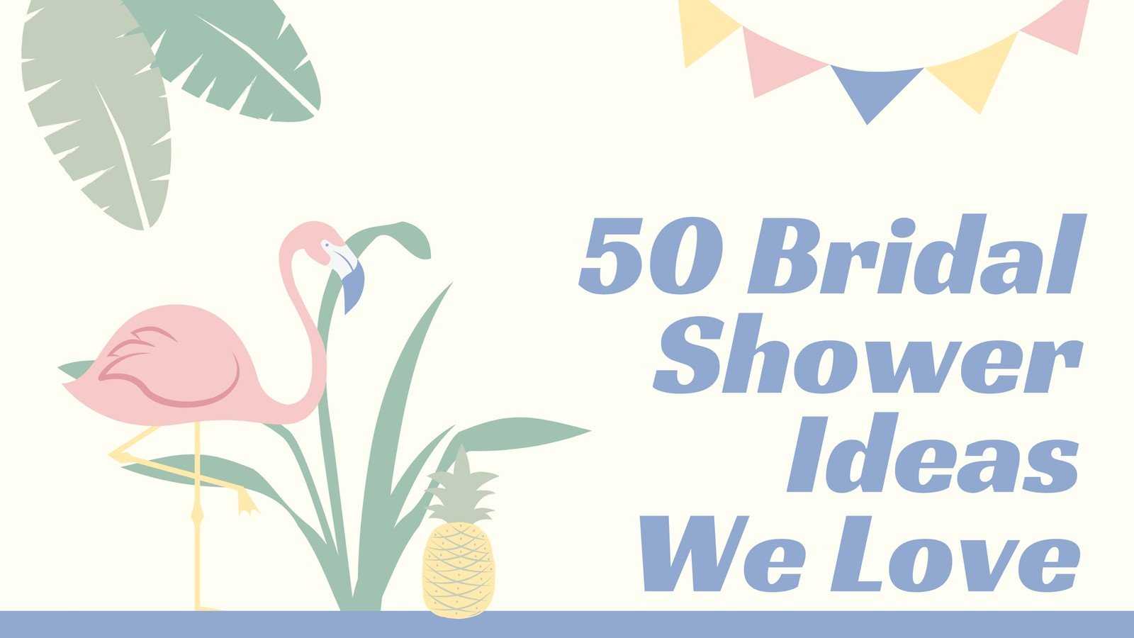 Bridal Shower Ideas We Love Blog Banner – Templatescanva In Bridal Shower Banner Template