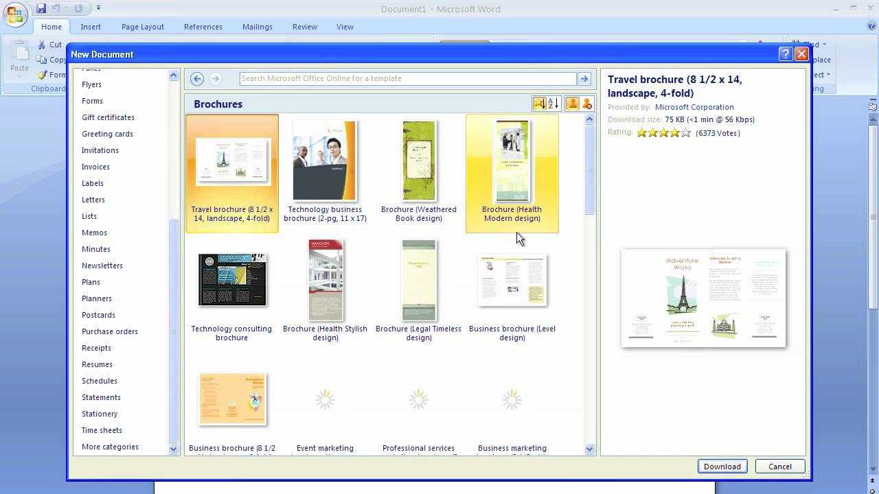 Brochure Templates Ms Word – Calep.midnightpig.co Pertaining To Booklet Template Microsoft Word 2007