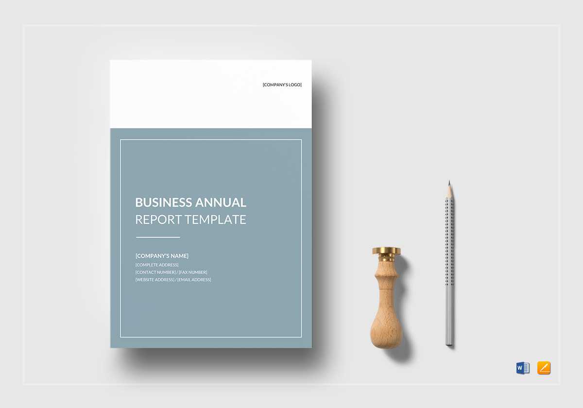 Business Annual Report Template with regard to Word Annual Report Template Business Annual Report Template With Regard To Word Annual Report Template