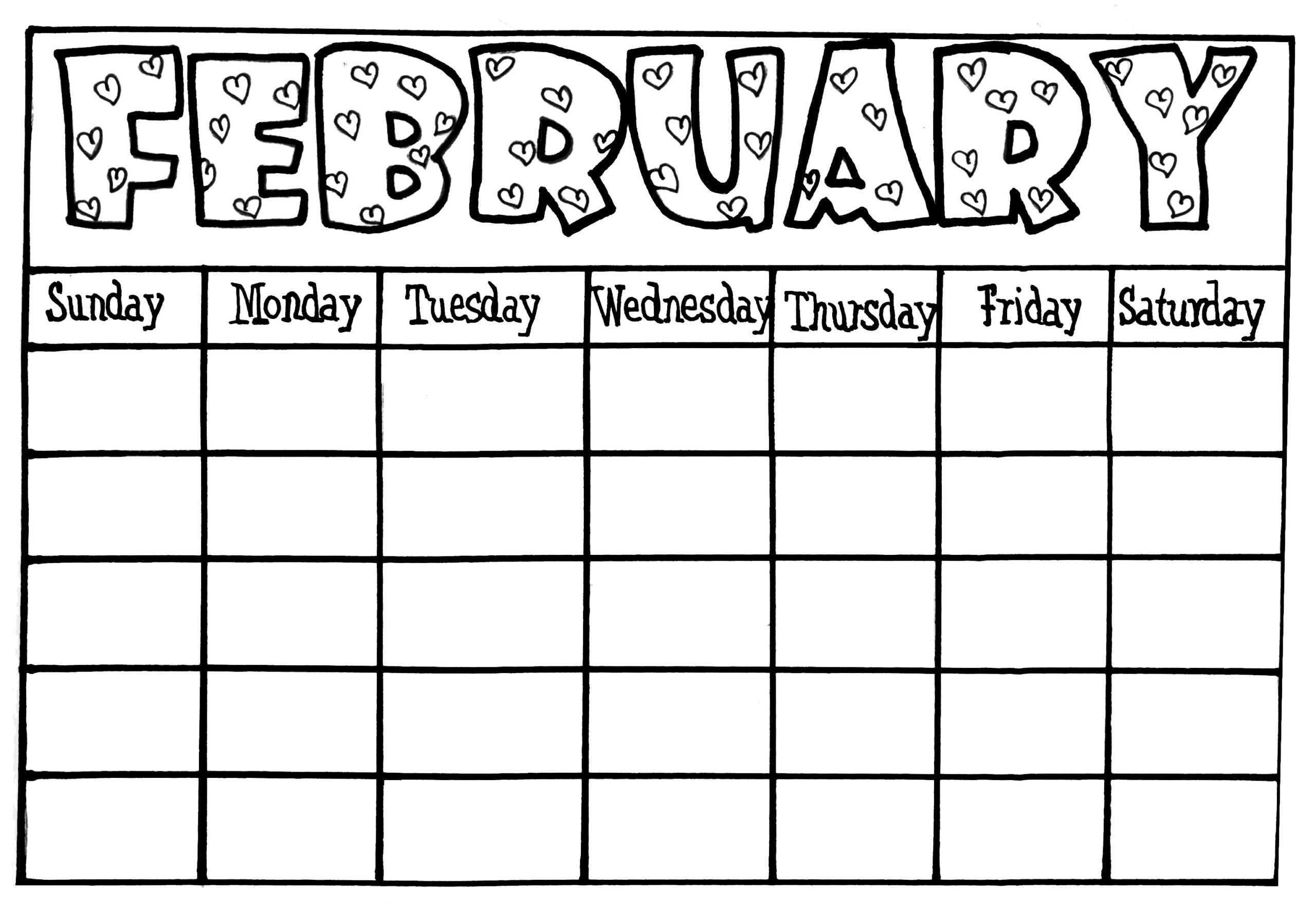 Calendar Template For Kids – Dalep.midnightpig.co Inside Blank Calendar Template For Kids